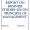 Business Studies Project On Principle Of Management