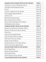 CSD Canteen Liquor Price List 2024