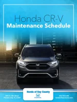 2021 Honda Cr-v Maintenance Schedule