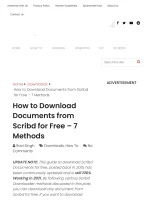 How To Download Documents From Scribd For Free 7 Methods
