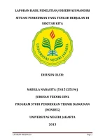 Laporan Hasil Observasi