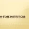 Non State Institutions