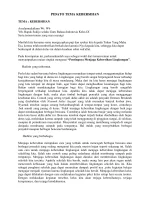 Pidato Tema Kebersihan