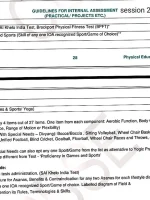 Practical File 2024 Physical Education Class 12