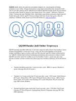 SEDAYUBET QQ188 Bandar Judi Online Terpercaya