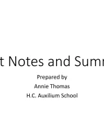 Short Note Writing