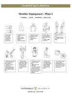 Shoulder Impingement Phase I Exercises