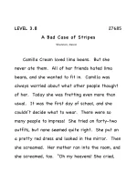 A Bad Case Of Stripes Text