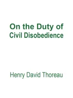 Civil Disobedience
