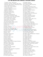 Los 100 NúMeros De La Charada