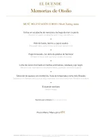 MenÚ DegustaciÓn Corto