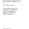 Thumbnail for Preliminary English Test 2