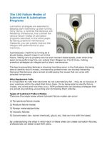 Thumbnail for 100 Lubrication Failure Modes Guide
