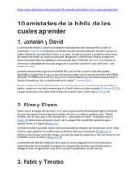 Thumbnail for 10 Amistades De La Biblia