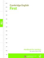 Thumbnail for Cambridge English First Handbook