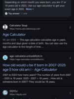 Thumbnail for 2007 To 2025 Is How Many Years Old Google Search