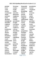 Thumbnail for 2023 2024 Spelling Word List 4 5 6