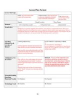 Thumbnail for Lesson Plan Format