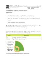 Thumbnail for 3.2.4 Journal The Distance Formula (Journal)