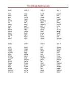 Thumbnail for 3rd Grade Spelling List