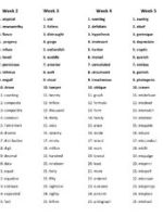 Thumbnail for 4th Grade Spelling List