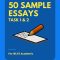 Thumbnail for 50 Sample Essays Task 1 & Task 2