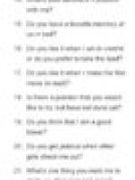 Thumbnail for 539 Dirty Questions To Ask Your Girlfriend (To Spice It Up) Obsah Contents
