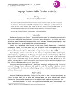 Thumbnail for Language Features in The Catcher in the Rye