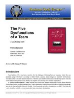 Thumbnail for 5 Dysfunctions Of A Team