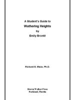 Thumbnail for A Student's Guide to Wuthering Heights by Emily Brontë