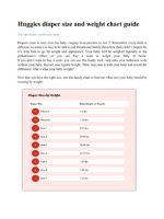 Thumbnail for Huggies diaper size and weight chart guide