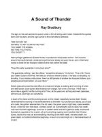 Thumbnail for A Sound Of Thunder Ray Bradbury
