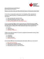 Thumbnail for ACLS Exam Version A