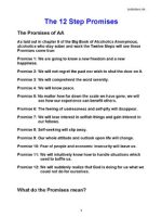 Thumbnail for The 12 Step Promises - The Promises of AA