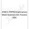 Thumbnail for ASSD & PSFRD Examination Model Questions With Answers 2022