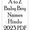 Thumbnail for A To Z Baby Boy Names Hindu 1
