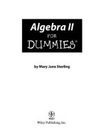 Thumbnail for Algebra II For Dummies