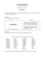 Thumbnail for Alliteration Examples