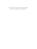 Thumbnail for The Meditations of the Emperor Marcus Aurelius Antoninus