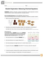 Thumbnail for Balancing Chemical Equations Gizmo Answer Key