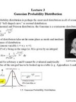 Thumbnail for Lecture 3 Gaussian Probability Distribution