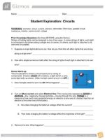 Thumbnail for Gizmo Student Exploration: Circuits