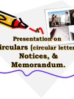 Thumbnail for Circulars, Notices, & Memorandum