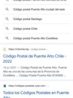 Thumbnail for Codigo Postal Puente Alto Buscar Con Google