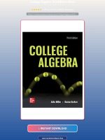 Thumbnail for College Algebra 3rd Edition Miller