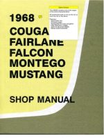 Thumbnail for 68 Fairlane Convertible Owners Manual