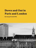 Thumbnail for Down And Out In Paris And London