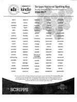 Thumbnail for Fourth Grade Spelling List