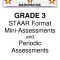 Thumbnail for Grade 3 Staar Format Mini Assessments