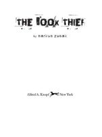 Thumbnail for The Book Thief Novel by Markus Zusak